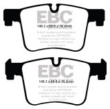 EBC S4 Brake Pad and Rotor Kit (1x ebcDP32105C, 1x ebcUSR1808) thumbnail 5