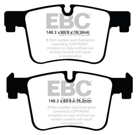 EBC S4 Brake Pad and Rotor Kit (1x ebcDP32105C, 1x ebcUSR7488) thumbnail 3