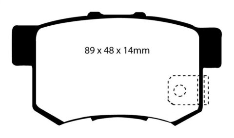 EBC S4 Brake Pad and Rotor Kit (1x ebcUSR7440, 1x ebcDP31193C) thumbnail 4