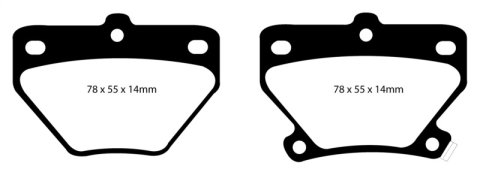 EBC S4 Brake Pad and Rotor Kit (1x ebcDP31326C, 1x ebcUSR7111) thumbnail 4