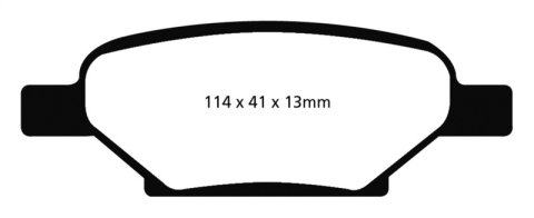 EBC S4 Brake Pad and Rotor Kit (1x ebcDP31704C, 1x ebcUSR7266) thumbnail 6
