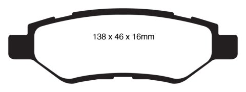 EBC S4 Brake Pad and Rotor Kit (1x ebcDP31829C, 1x ebcUSR7551) thumbnail 7