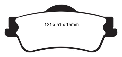 EBC S4 Brake Pad and Rotor Kit (1x ebcDP31834C, 1x ebcUSR7497) thumbnail 5
