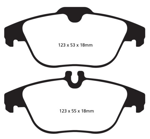 EBC S4 Brake Pad and Rotor Kit (1x ebcUSR7396, 1x ebcDP32012C) thumbnail 2