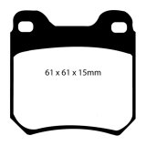 EBC S4 Brake Pad and Rotor Kit (1x ebcUSR853, 1x ebcDP3675C) thumbnail 6