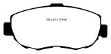 EBC S5 Brake Pad and Rotor Kit (1x ebcGD781, 1x ebcDP41223R) thumbnail 4
