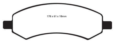 EBC S5 Brake Pad and Rotor Kit (1x ebcGD7274, 1x ebcDP41738R) thumbnail 5
