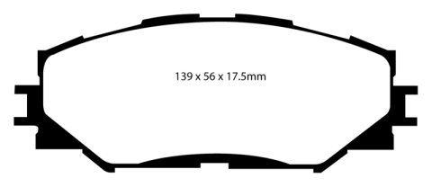 EBC S5 Brake Pad and Rotor Kit (1x ebcGD7475, 1x ebcDP41791R) thumbnail 4