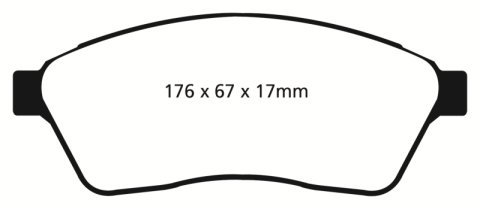 EBC S5 Brake Pad and Rotor Kit (1x ebcGD7550, 1x ebcDP41859R) thumbnail 6