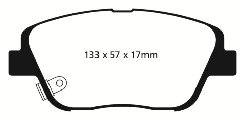 EBC S5 Brake Pad and Rotor Kit (1x ebcGD7383, 1x ebcDP41864R) thumbnail 5