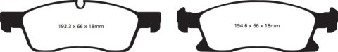 EBC S5 Brake Pad and Rotor Kit (1x ebcGD7555, 1x ebcDP41871R) thumbnail 4