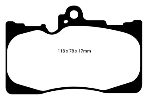 EBC S5 Brake Pad and Rotor Kit (1x ebcDP41589R, 1x ebcGD7635) thumbnail 1
