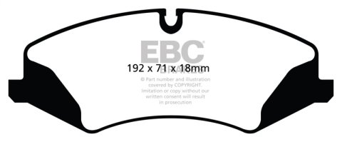 EBC S5 Brake Pad and Rotor Kit (1x ebcGD1448, 1x ebcDP42123R) thumbnail 3