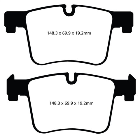 EBC S5 Brake Pad and Rotor Kit (1x ebcDP42105R, 1x ebcGD7488) thumbnail 6