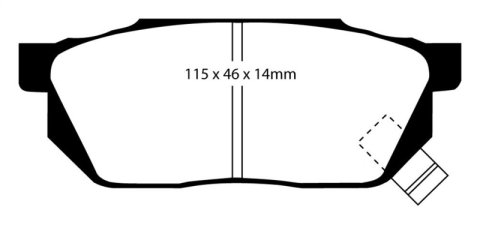 EBC S5 Brake Pad and Rotor Kit (1x ebcGD298, 1x ebcDP4570R) thumbnail 5