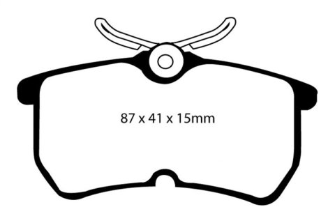 EBC S5 Brake Pad and Rotor Kit (1x ebcGD280, 1x ebcDP41218R) thumbnail 4