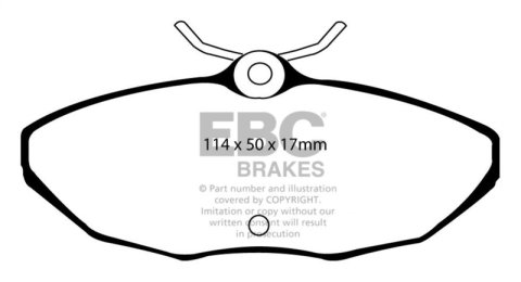 EBC S5 Brake Pad and Rotor Kit (1x ebcGD951, 1x ebcDP41221R) thumbnail 5