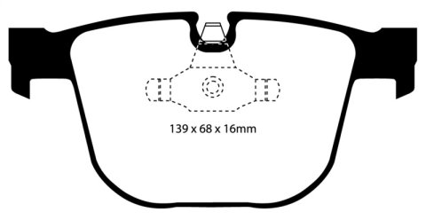 EBC S5 Brake Pad and Rotor Kit (1x ebcGD1391, 1x ebcDP41451R) thumbnail 5