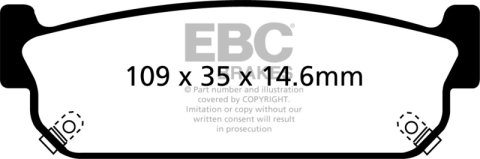 EBC S5 Brake Pad and Rotor Kit (1x ebcGD7357, 1x ebcDP41784R) thumbnail 5