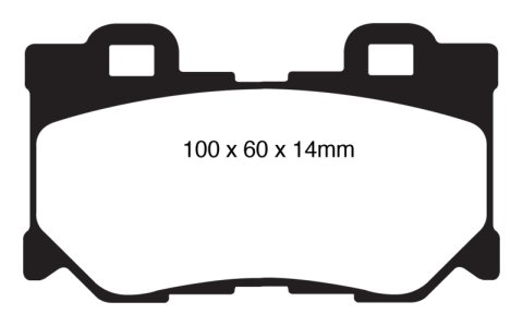 EBC S5 Brake Pad and Rotor Kit (1x ebcGD7571, 1x ebcDP41824R) thumbnail 4