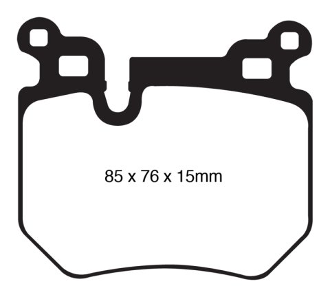 EBC S5 Brake Pad and Rotor Kit (1x ebcGD1647, 1x ebcDP41996R) thumbnail 5