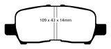EBC S5 Brake Pad and Rotor Kit (1x ebcDP41684R, 1x ebcGD7595) thumbnail 5