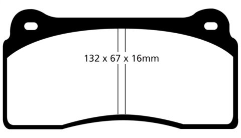 EBC S6 Brake Pad and Rotor Kit (1x ebcGD7148, 1x ebcDP51110NDX) thumbnail 1
