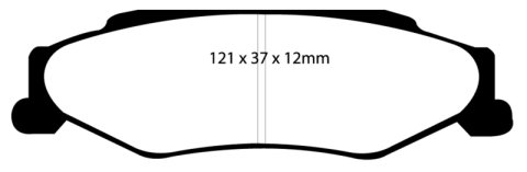 EBC S6 Brake Pad and Rotor Kit (1x ebcDP51160NDX, 1x ebcGD7077) thumbnail 5