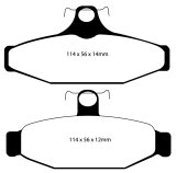 EBC S6 Brake Pad and Rotor Kit (1x ebcGD7008, 1x ebcDP51167NDX) thumbnail 4