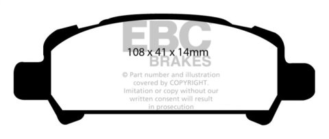 EBC S6 Brake Pad and Rotor Kit (1x ebcDP51293NDX, 1x ebcGD7409) thumbnail 4
