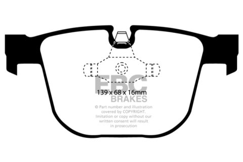EBC S6 Brake Pad and Rotor Kit (1x ebcDP51451NDX, 1x ebcGD1761) thumbnail 9