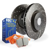 EBC S8 Brake Pad and Rotor Kit (1x ebcGD7320, 1x ebcED91893) thumbnail 1