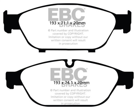EBC S9 Brake Pad and Rotor Kit (1x ebcUSR1845, 1x ebcDP42086R) thumbnail 4