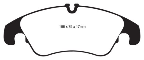 EBC S9 Brake Pad and Rotor Kit (1x ebcDP42022R, 1x ebcUSR1844) thumbnail 5