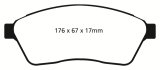EBC S9 Brake Pad and Rotor Kit (1x ebcUSR7550, 1x ebcDP41859R) thumbnail 5
