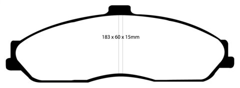 EBC S9 Brake Pad and Rotor Kit (1x ebcUSR7010, 1x ebcDP41162R) thumbnail 5