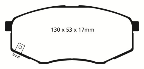 EBC S9 Brake Pad and Rotor Kit (1x ebcUSR7383, 1x ebcDP41866R) thumbnail 6