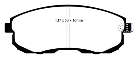 EBC S9 Brake Pad and Rotor Kit (1x ebcDP41636R, 1x ebcUSR7470) thumbnail 3