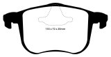 EBC S9 Brake Pad and Rotor Kit (1x ebcUSR1187, 1x ebcDP41416R) thumbnail 5