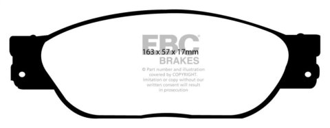 EBC S9 Brake Pad and Rotor Kit (1x ebcUSR950, 1x ebcDP41220R) thumbnail 6