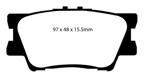 EBC S9 Brake Pad and Rotor Kit (1x ebcUSR7412, 1x ebcDP41793R) thumbnail 1