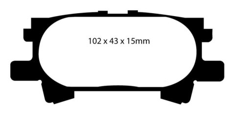 EBC S9 Brake Pad and Rotor Kit (1x ebcUSR7230, 1x ebcDP41682R) thumbnail 5