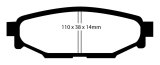 EBC S9 Brake Pad and Rotor Kit (1x ebcUSR1509, 1x ebcDP41584R) thumbnail 4