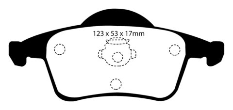 EBC S9 Brake Pad and Rotor Kit (1x ebcUSR963, 1x ebcDP41231R) thumbnail 6