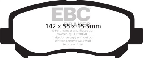 EBC S11 Brake Pad and Rotor Kit (1x ebcRK7737, 1x ebcDP22134) thumbnail 6