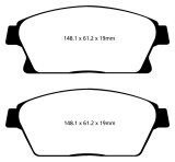 EBC S11 Brake Pad and Rotor Kit (1x ebcRK7703, 1x ebcDP22067) thumbnail 6