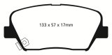 EBC S13 Brake Pad and Rotor Kit (1x ebcRK7758, 1x ebcDP41863R) thumbnail 7