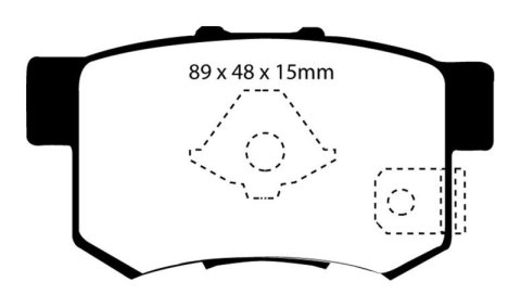 EBC S13 Brake Pad and Rotor Kit (1x ebcRK7742, 1x ebcDP41193/2R) thumbnail 5