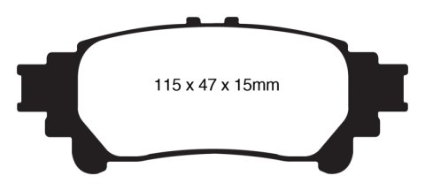 EBC S13 Brake Pad and Rotor Kit (1x ebcRK7390, 1x ebcDP41850R) thumbnail 5