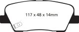 EBC S14 Brake Pad and Rotor Kit (1x ebcRK7759, 1x ebcDP61806) thumbnail 6